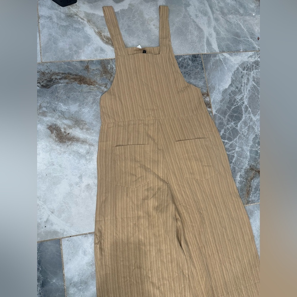 Nordstrom Camel Wide Leg Jumpsuit - Picture 11 of 12